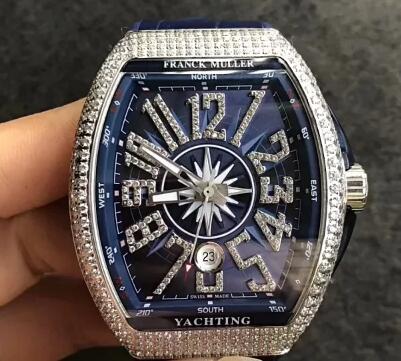 Diamentu Replika Franck Muller Vanguard Yachting V45SCDT