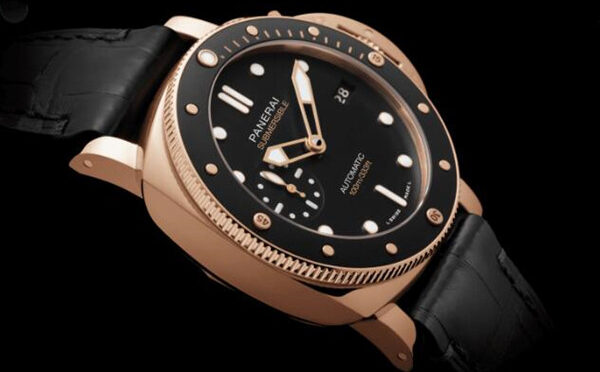 Automatyczny Repliki Zegarka Panerai Luminor Zatapialne PAM00974 W Kolorze Różowego Złota